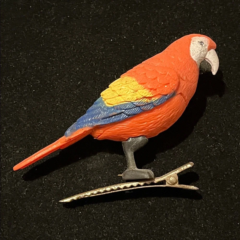Colorful Bird Figurine Set for Pets